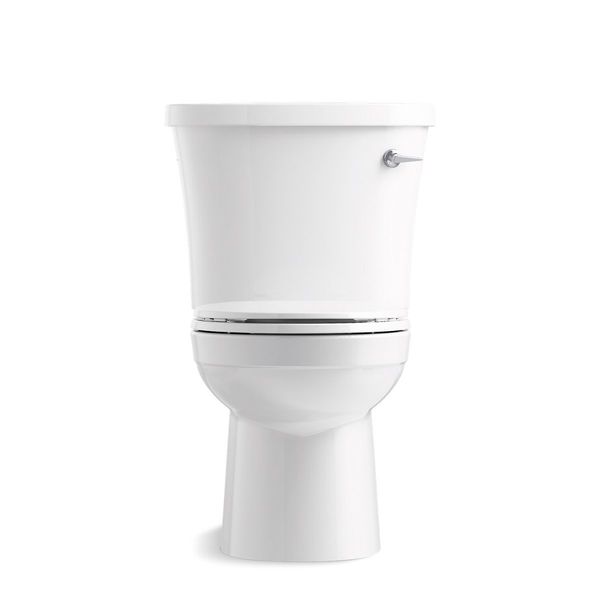 Kohler Toilet, Siphon Jet, Floor Mounted Mount, Elongated, White 25087-TR-0